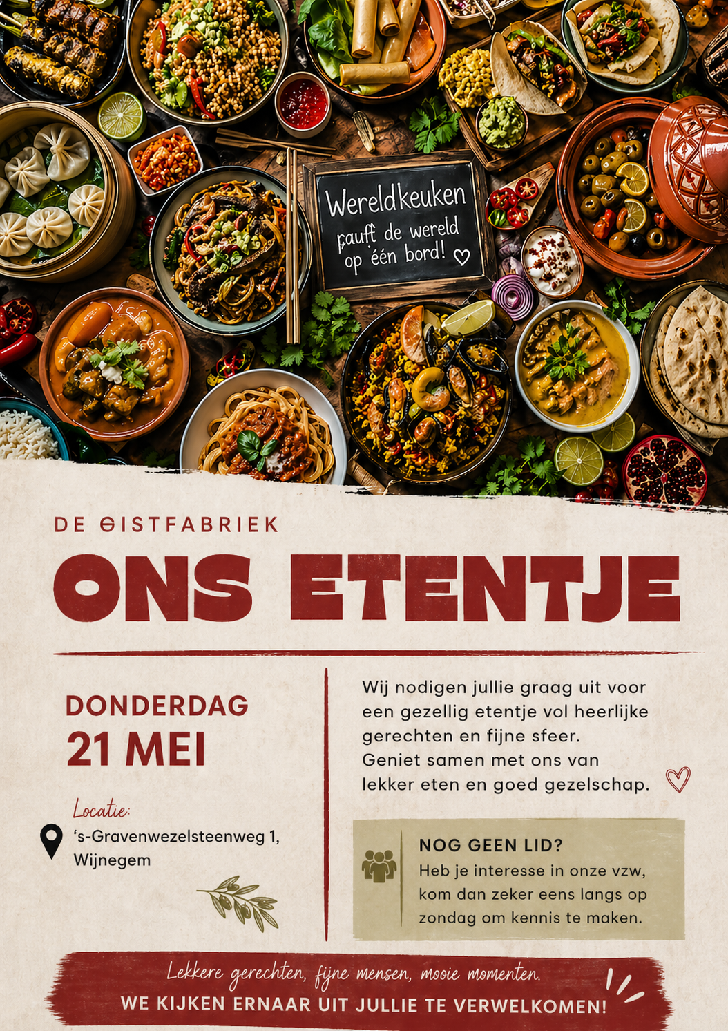 Ons etentje voor leden